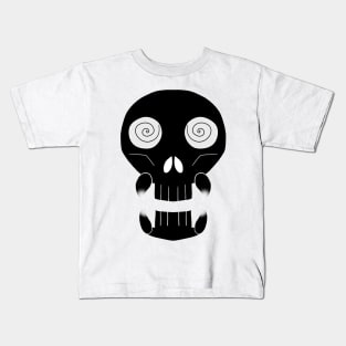 Weird Skull [Black] Kids T-Shirt